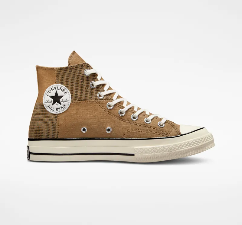 Converse Chuck 70 Patchwork Herringbone Sand Dune/egret/zwart