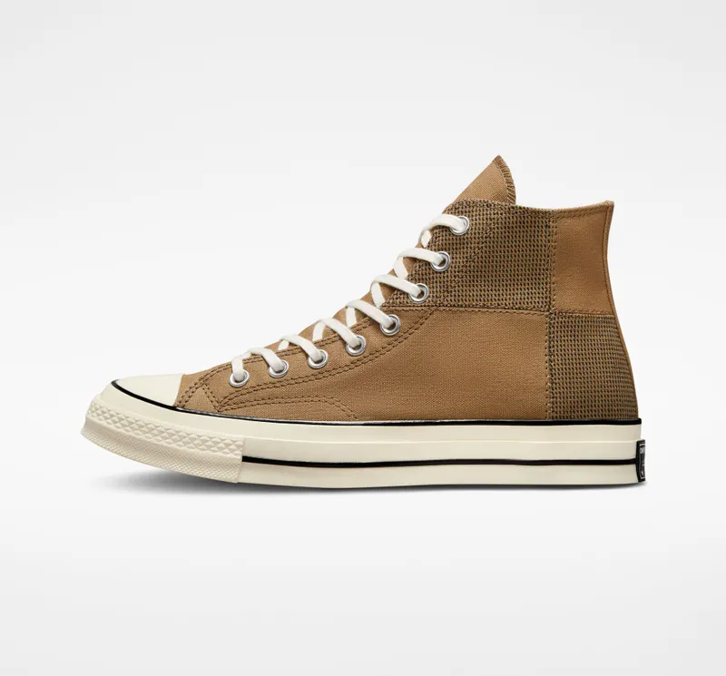 Converse Chuck 70 Patchwork Herringbone Sand Dune/egret/zwart