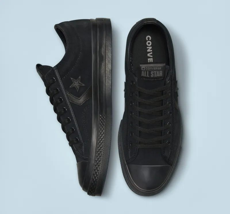 Converse Star Player 76 Mono Suede Zwart/storm Wind/zwart