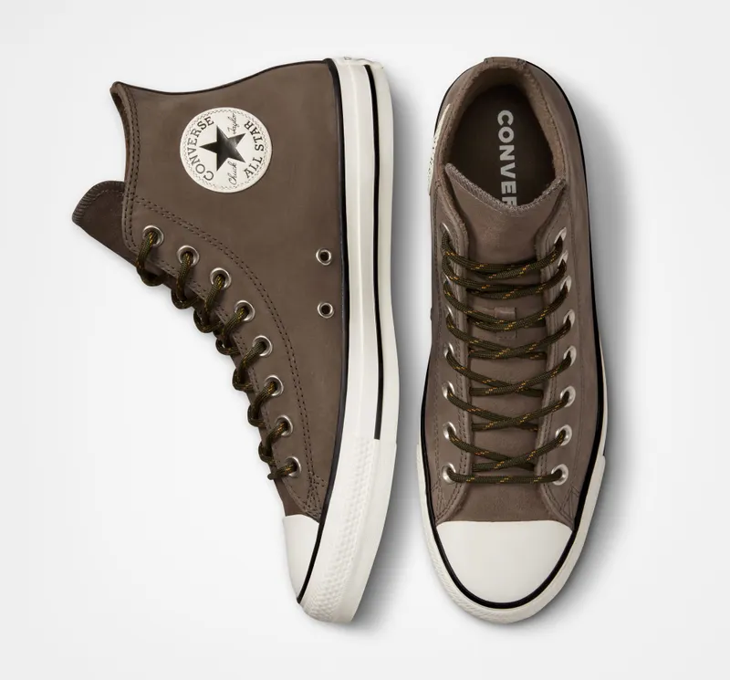 Converse Chuck Taylor All Star Nubuck Leather Engine Smoke/utility Green
