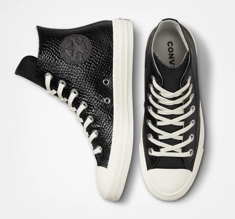 Converse Chuck Taylor All Star Croco Embossed Black/black/egret