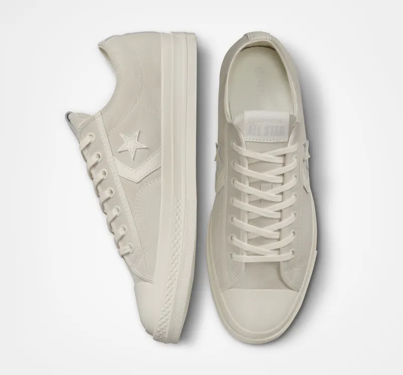 Converse Star Player 76 Mono Suede Egret/egret/pale Putty
