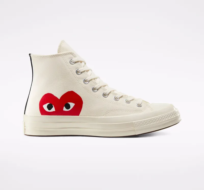 Converse x Comme des Garçons CDG Chuck Taylor High Cream White (150205C)