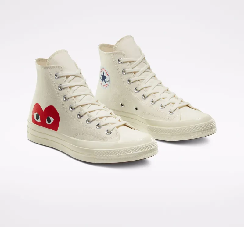 Converse x Comme des Garçons CDG Chuck Taylor High Cream White (150205C)