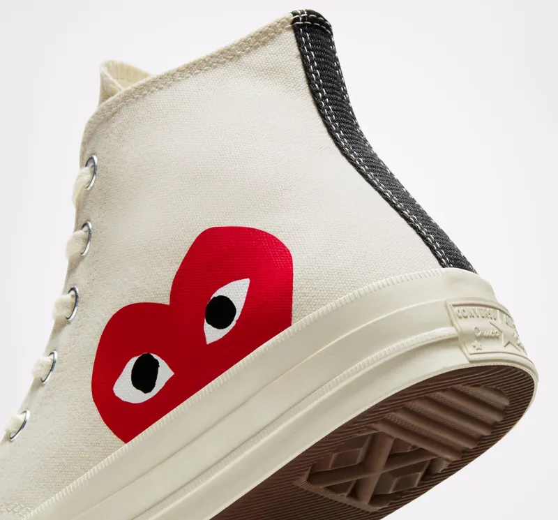 Converse x Comme des Garçons CDG Chuck Taylor High Cream White (150205C)