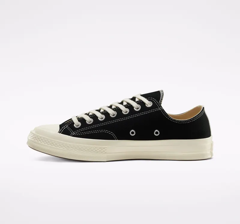 Converse Converse x Comme des Garçons PLAY Chuck 70 Zwart/wit/high Risk Red (150206C)