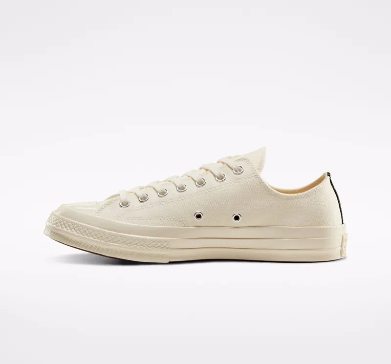 Converse Converse x Comme des Garçons PLAY Chuck 70 Milk/wit/high Risk Red (150207C)