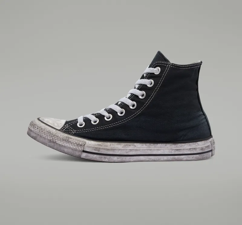 Converse Chuck Taylor All Star Canvas Smoke Zwart/zwart/wit