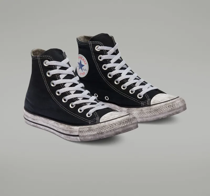 Converse Chuck Taylor All Star Canvas Smoke Zwart/zwart/wit