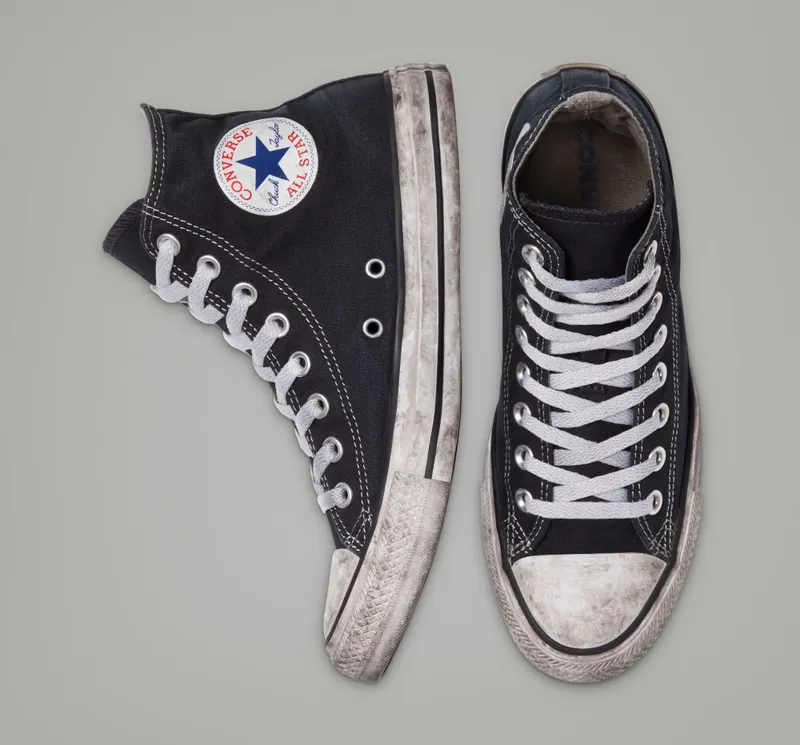 Converse Chuck Taylor All Star Canvas Smoke Zwart/zwart/wit