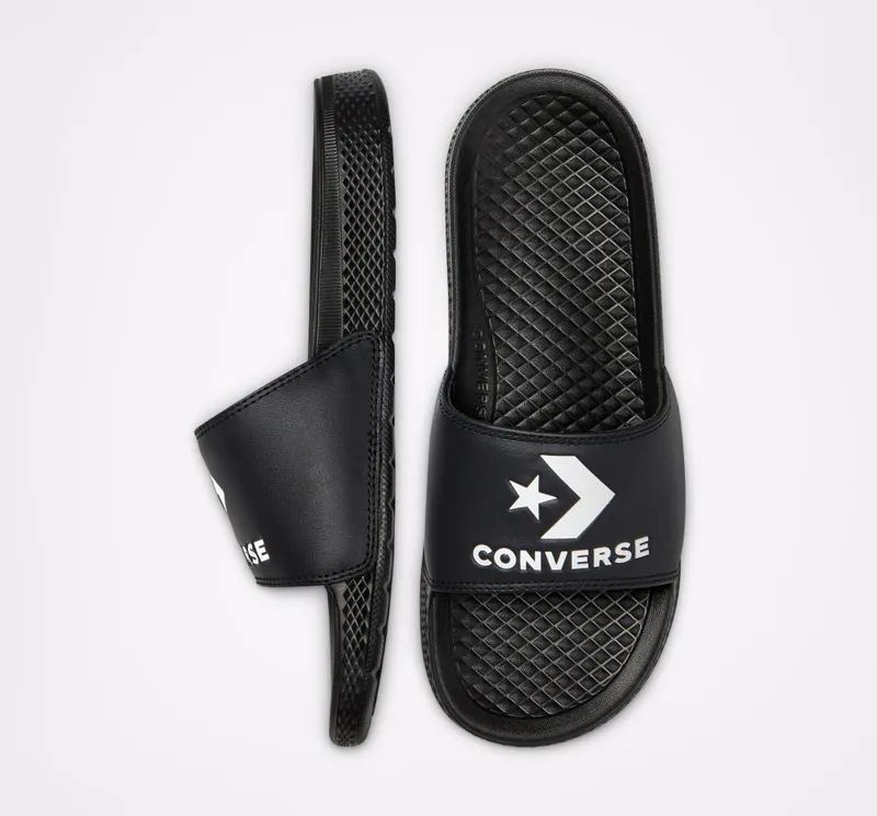 Converse All Star Slipper Zwart/wit/zwart