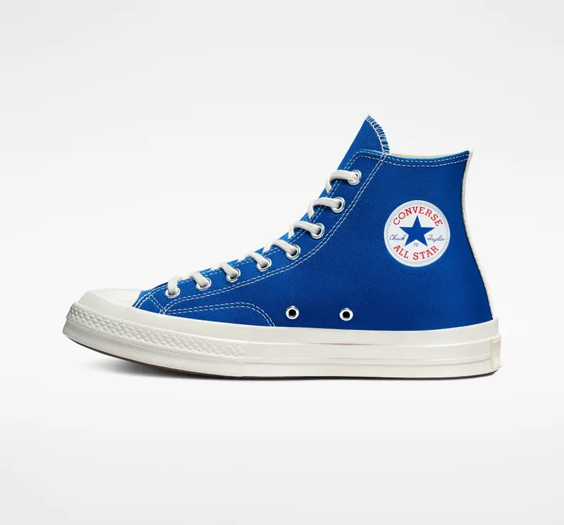 Converse Converse x Comme des Garçons PLAY Chuck 70 Blue Quartz/egret/zwart (171846C)