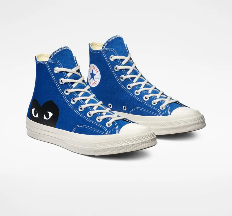 Converse Converse x Comme des Garçons PLAY Chuck 70 Blue Quartz/egret/zwart (171846C)