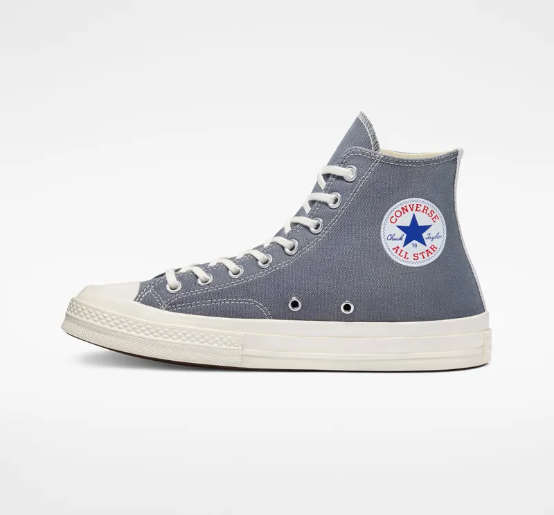 Converse Converse x Comme des Garçons PLAY Chuck 70 Steel Grey/egret/zwart (171847C)