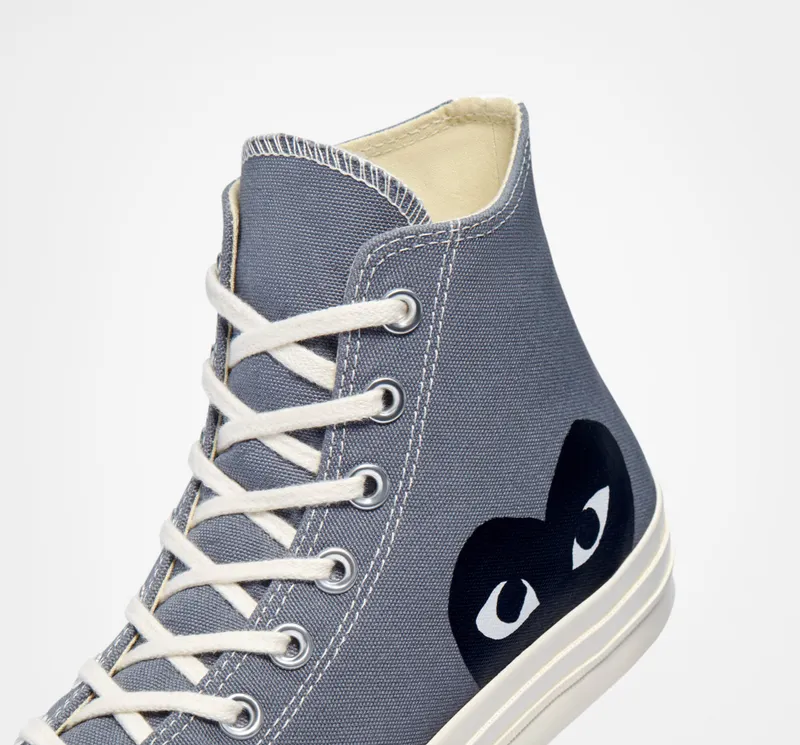 Converse Converse x Comme des Garçons PLAY Chuck 70 Steel Grey/egret/zwart (171847C)