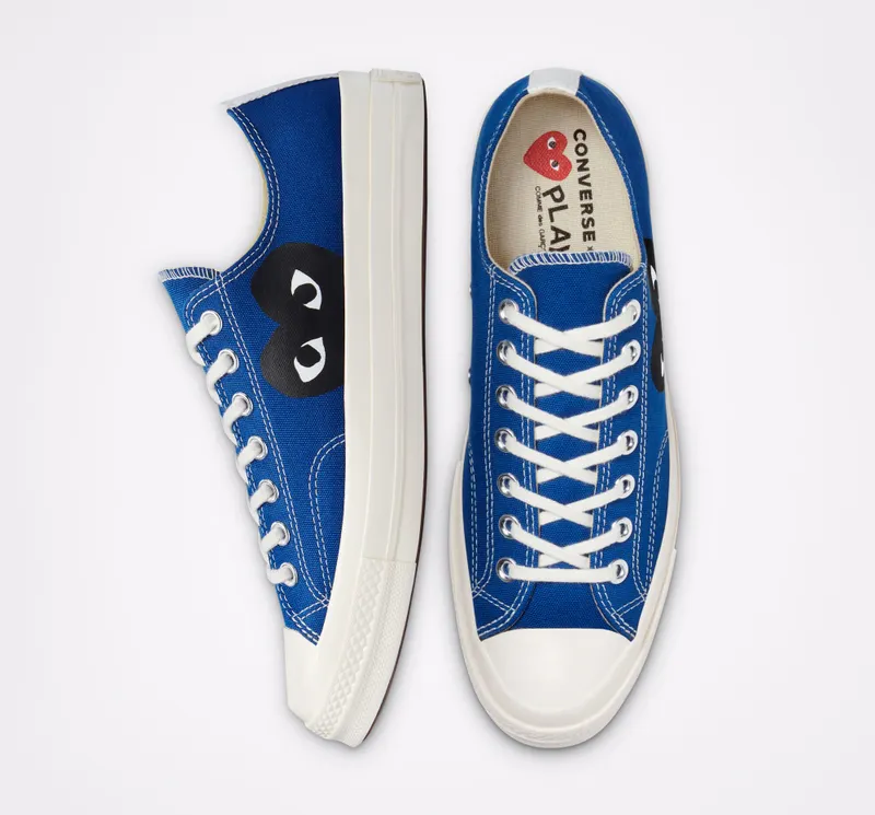 Converse Converse x Comme des Garçons PLAY Chuck 70 Blue Quartz/egret/zwart (171848C)