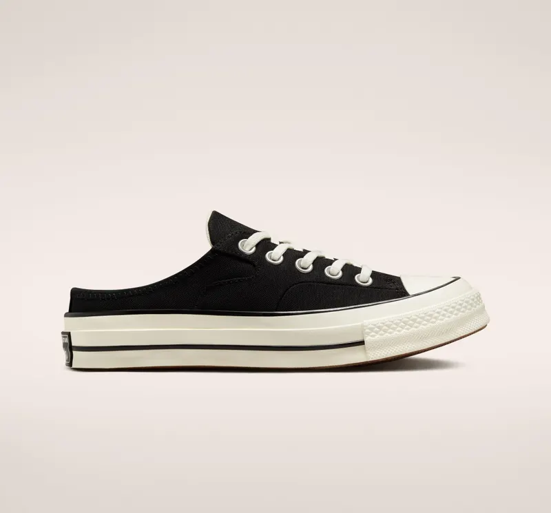Converse Chuck 70 Mule Zwart/zwart/egret