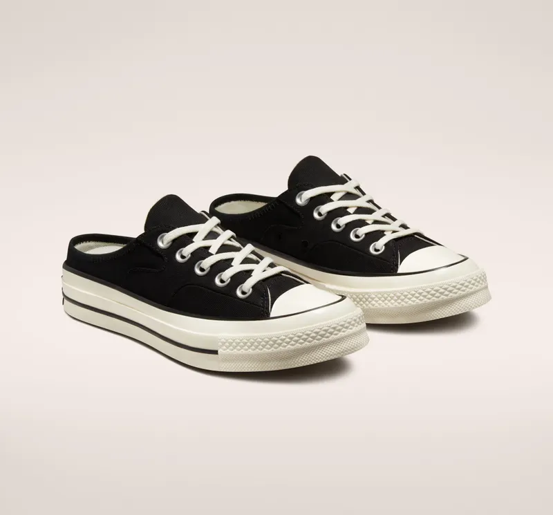 Converse Chuck 70 Mule Zwart/zwart/egret