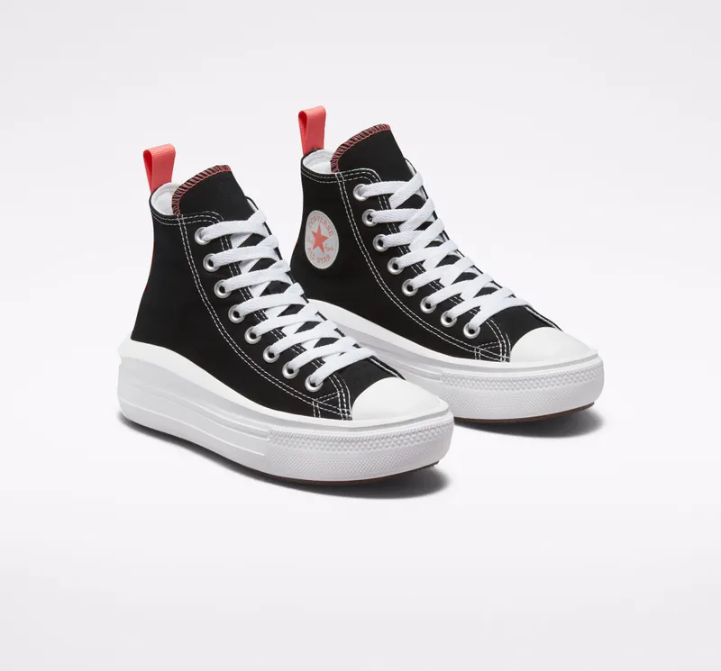 Converse Chuck Taylor All Star Move Platform Zwart/pink Salt/wit (271716C)
