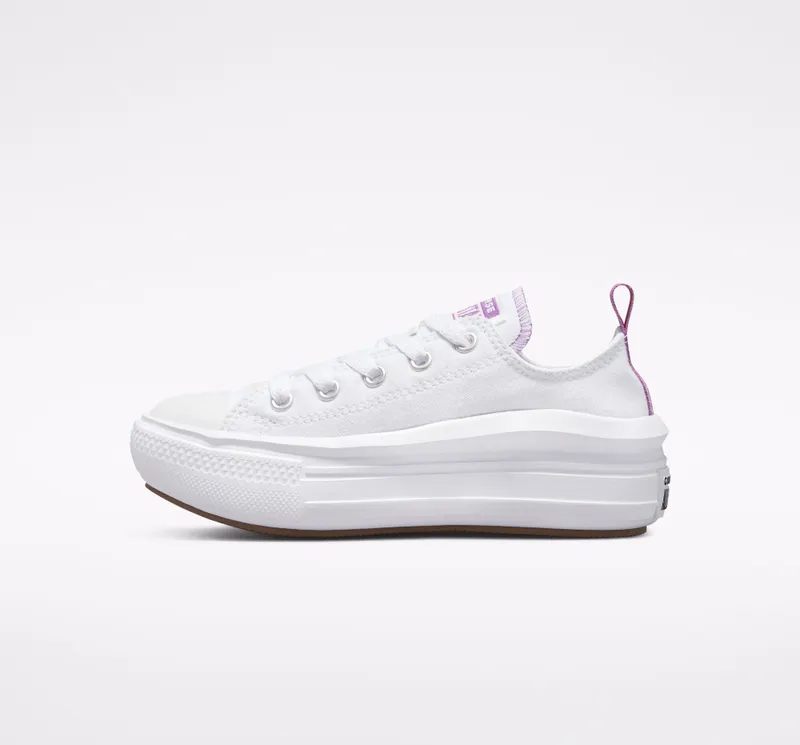 Converse Canvas Color Chuck Taylor All Star Move Wit/pixel Purple/wit