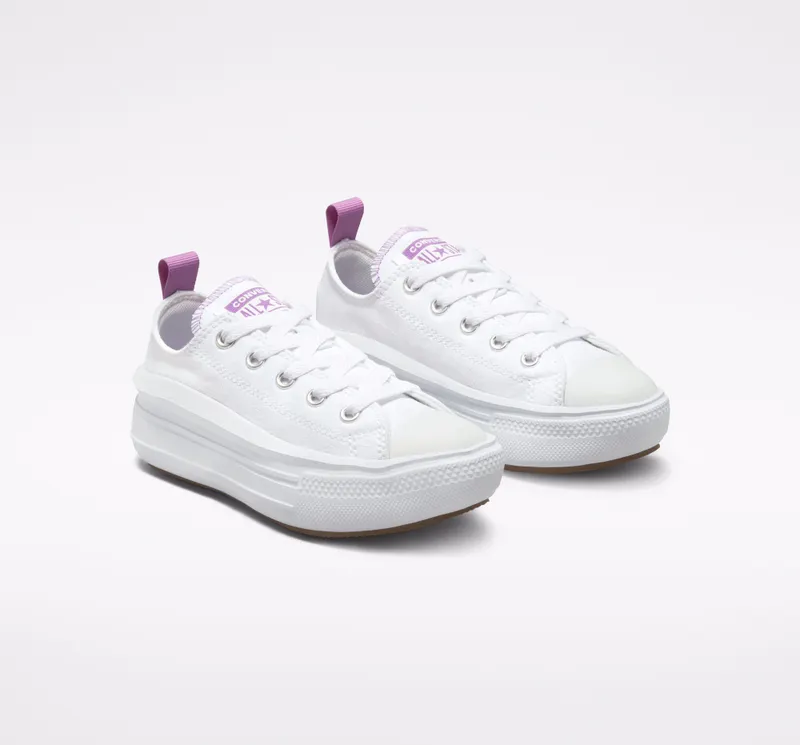 Converse Canvas Color Chuck Taylor All Star Move Wit/pixel Purple/wit