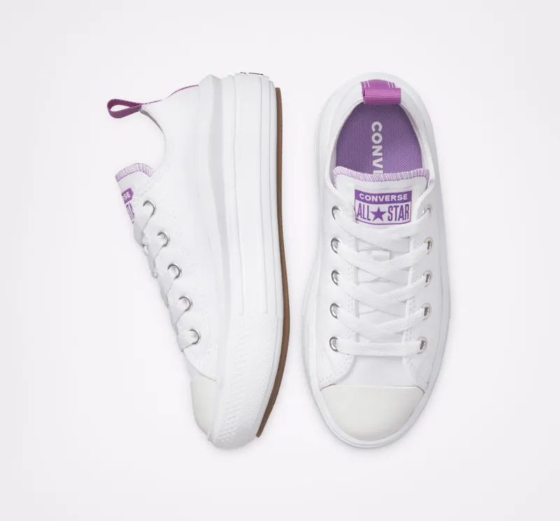 Converse Canvas Color Chuck Taylor All Star Move Wit/pixel Purple/wit