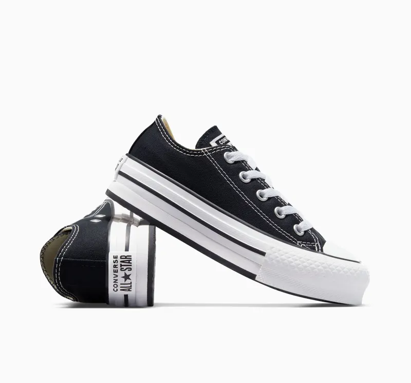 Converse Chuck Taylor All Star Lift Platform Zwart/wit/zwart