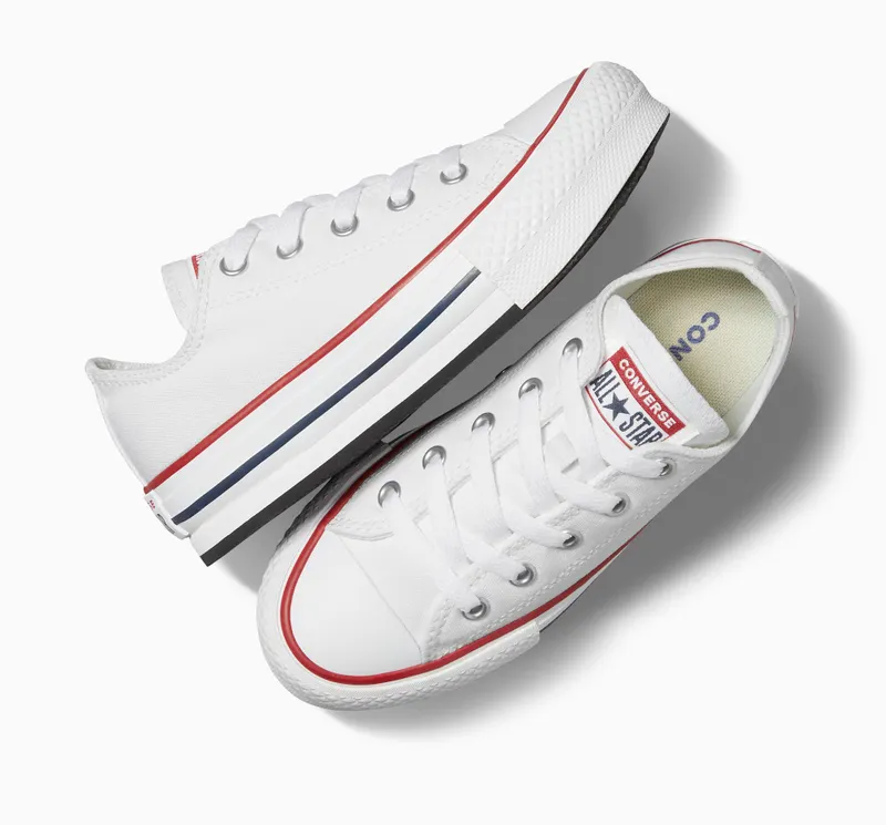 Converse Chuck Taylor All Star Lift Platform Wit/garnet/navy