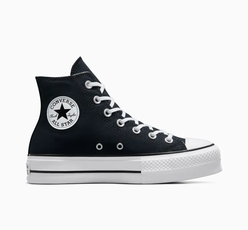 Converse Chuck Taylor All Star Platform Zwart/wit/wit