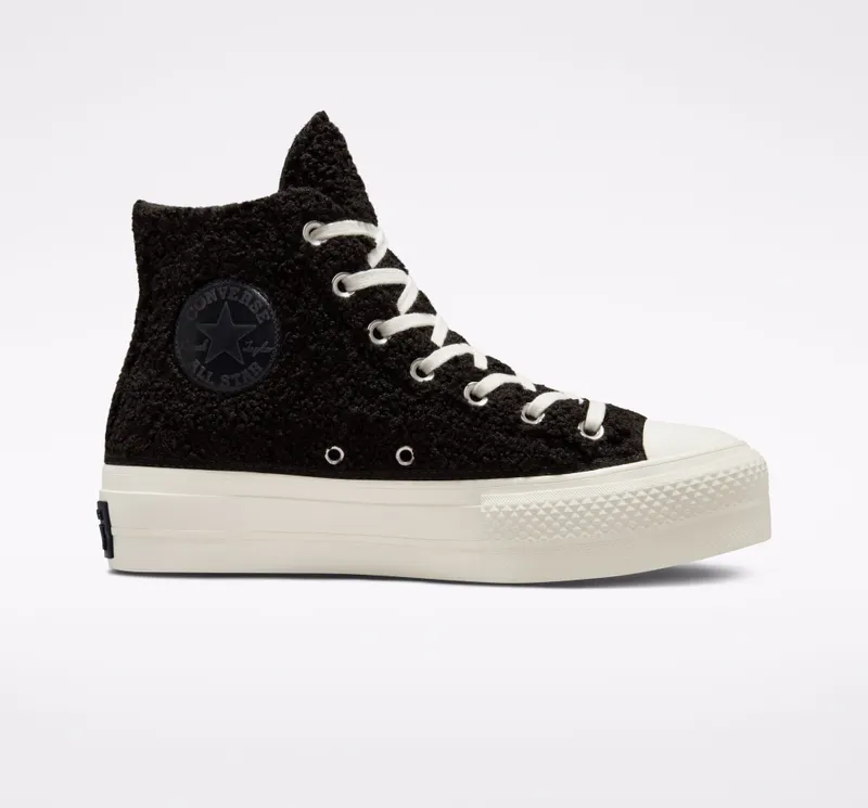 Converse Chuck Taylor All Star Lift Platform Cozy Utility Black/egret/black