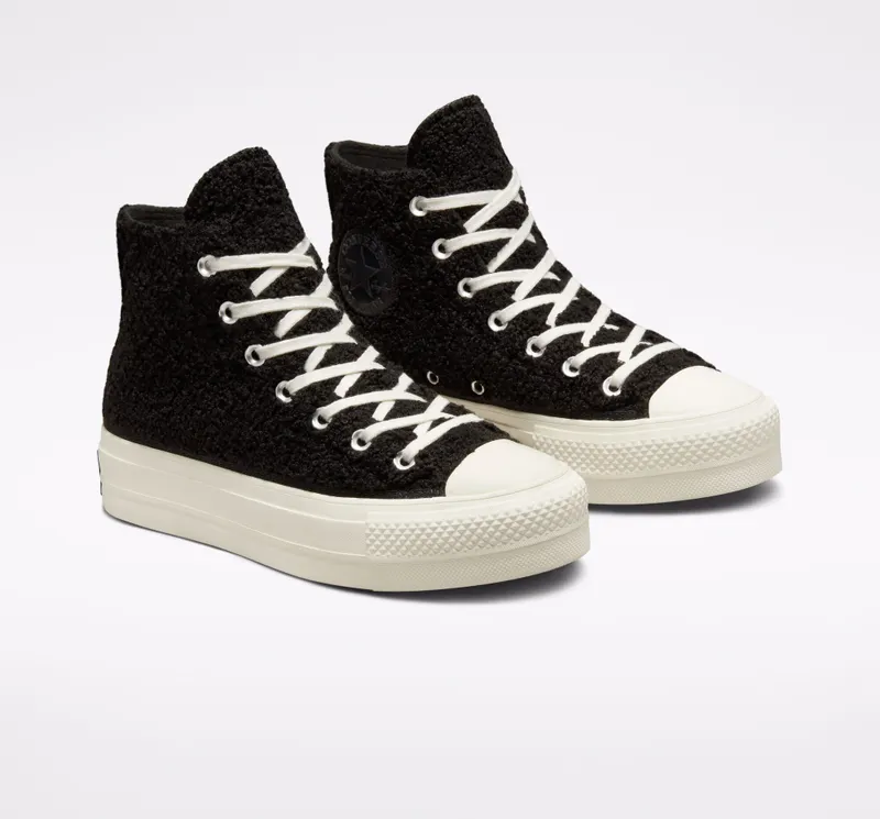 Converse Chuck Taylor All Star Lift Platform Cozy Utility Black/egret/black
