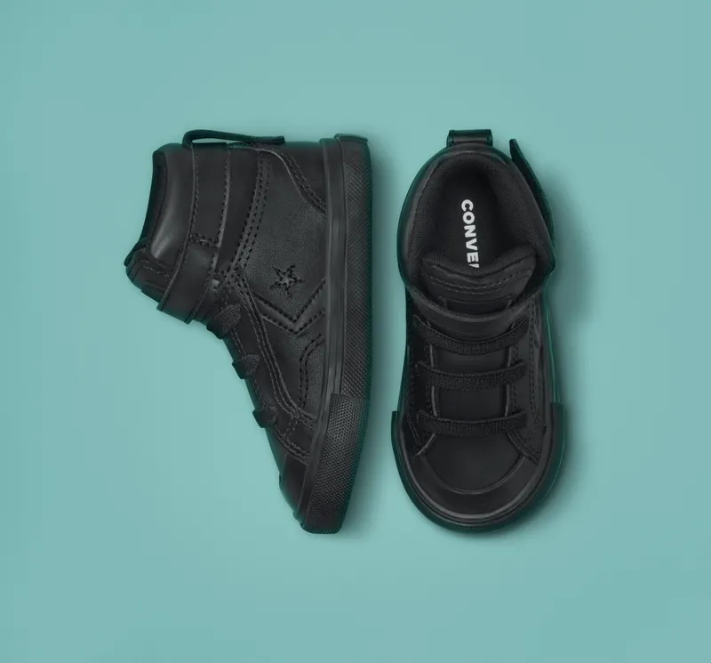 Converse Pro Blaze Strap Leather Zwart/zwart/zwart