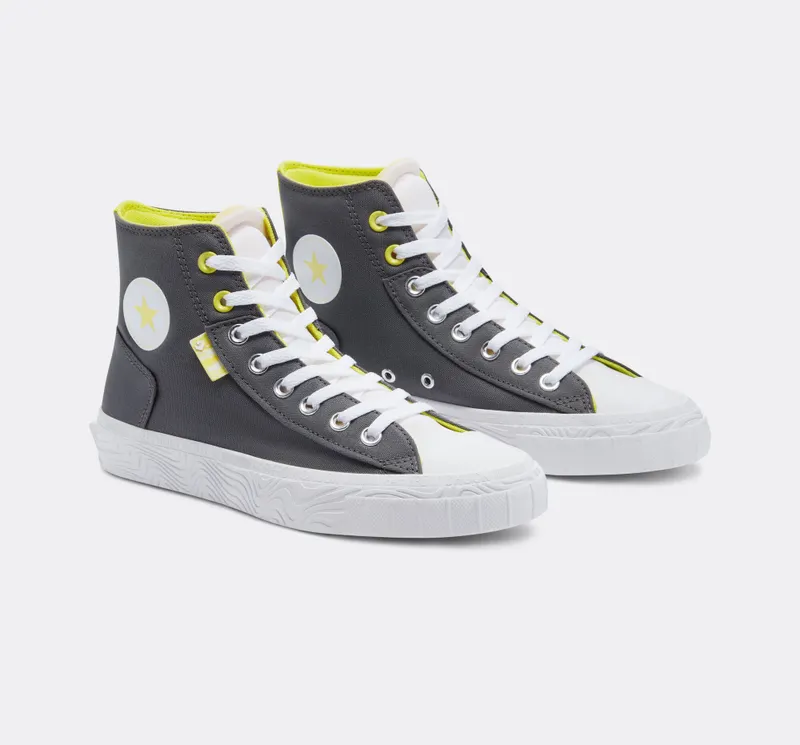 Converse Chuck Taylor Alt Star Edge Glow Iron Grey/laser Lemon/wit