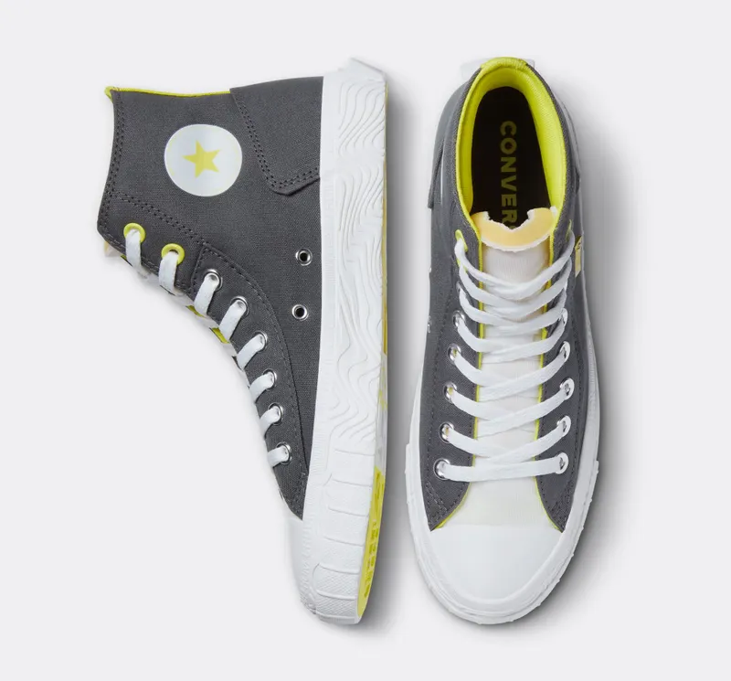 Converse Chuck Taylor Alt Star Edge Glow Iron Grey/laser Lemon/wit