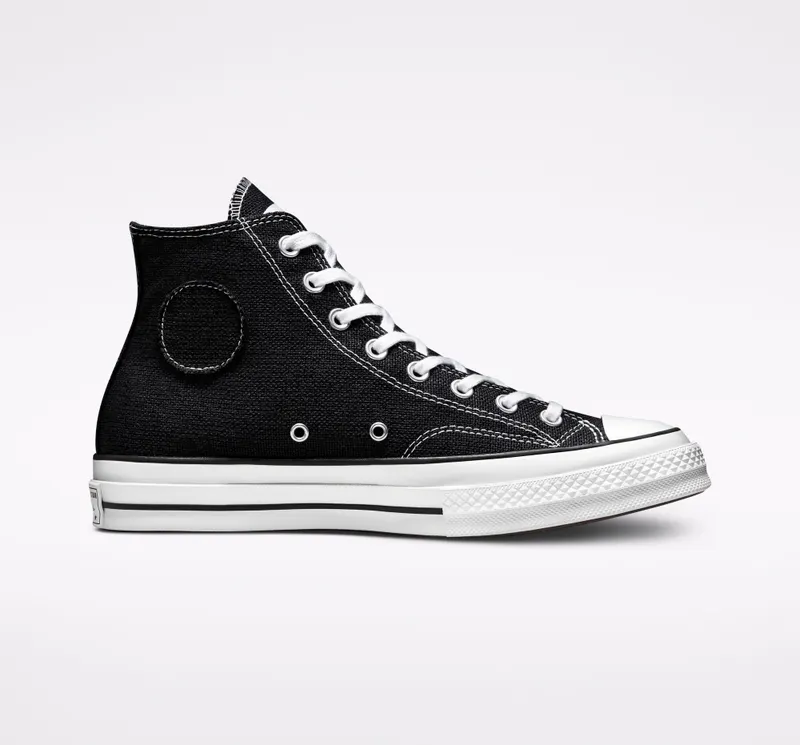 Converse x Stussy Chuck 70 High Black White (A01765C)