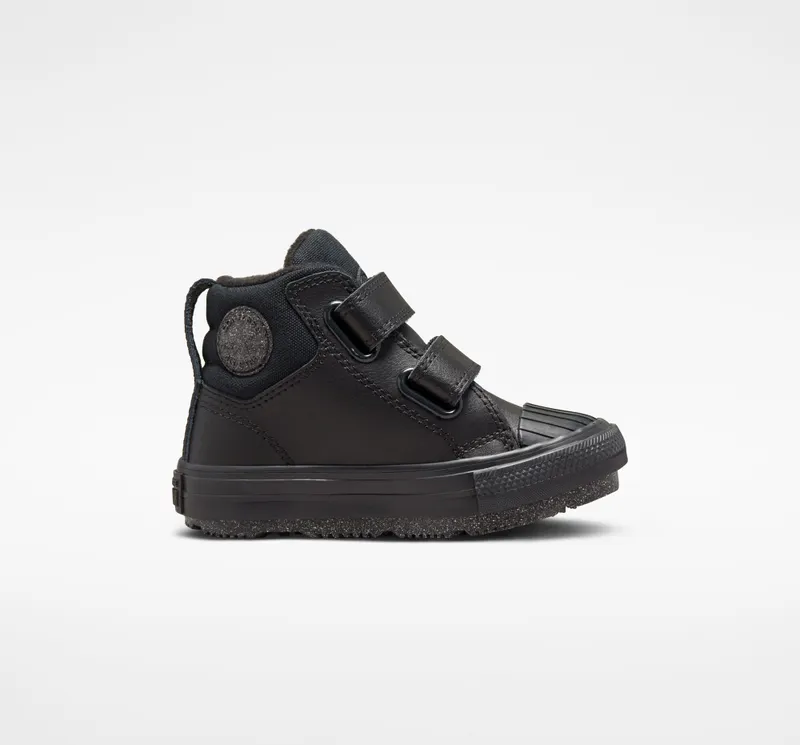 Converse Chuck Taylor All Star Berkshire Boot Easy-On Leather Zwart/zwart/iron Grey