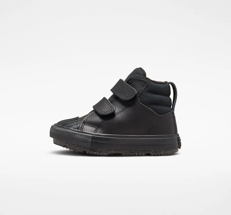 Converse Chuck Taylor All Star Berkshire Boot Easy-On Leather Zwart/zwart/iron Grey