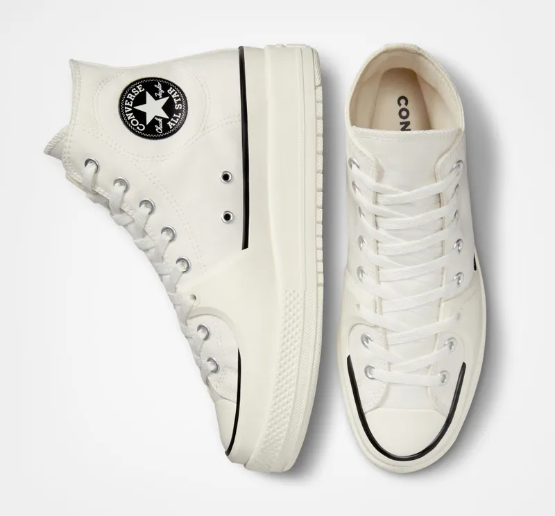 Converse Chuck Taylor All Star Construct Vintage White / Black / Egret (A02832C)