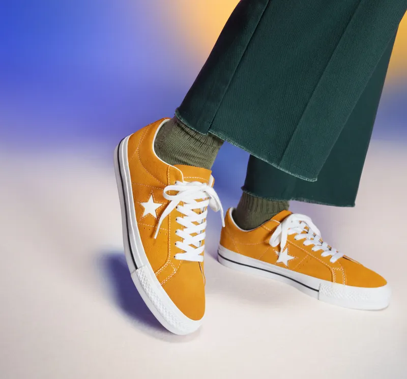 Converse One Star Pro Golden Sundial/wit/zwart