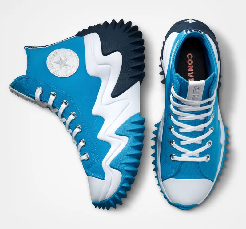 Converse Run Star Motion CX Platform Dial Up Blue/navy/wit