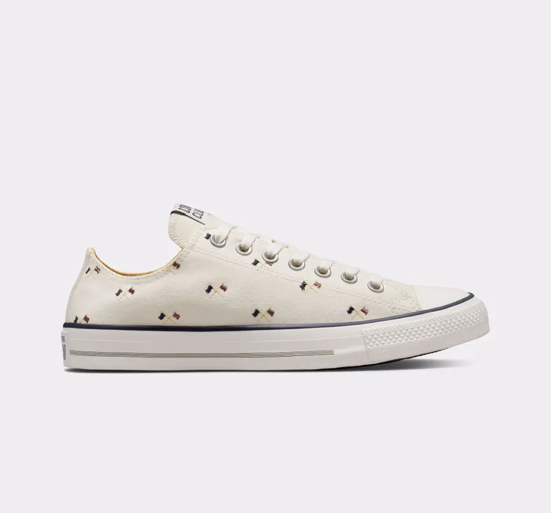 Converse Chuck Taylor All Star Clubhouse Egret/red Oak/obsidian