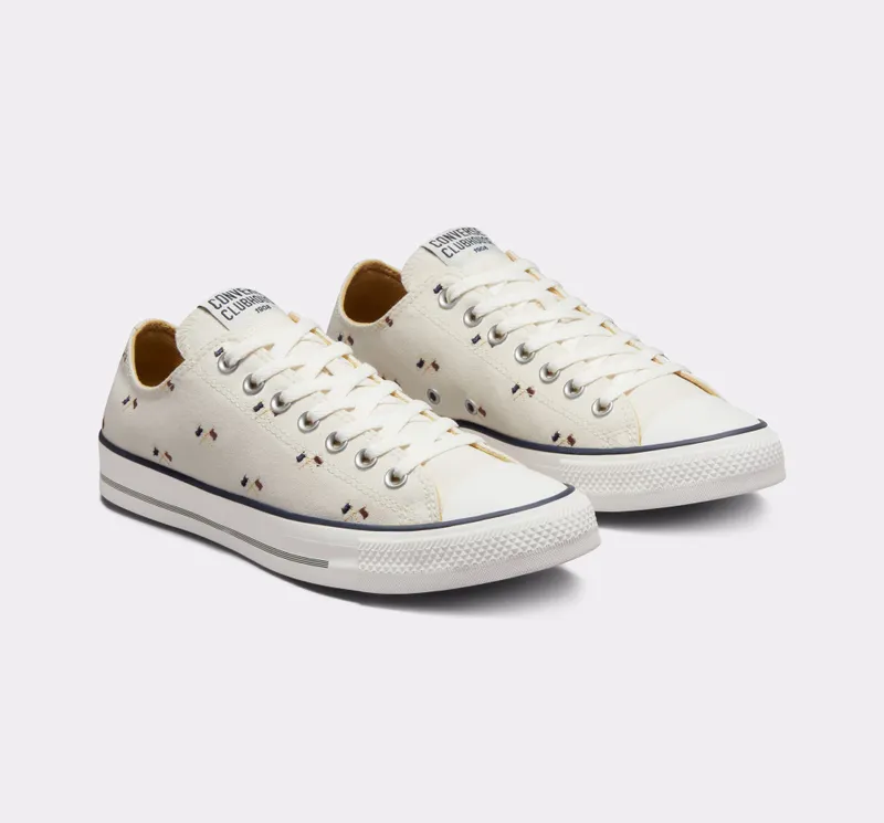 Converse Chuck Taylor All Star Clubhouse Egret/red Oak/obsidian