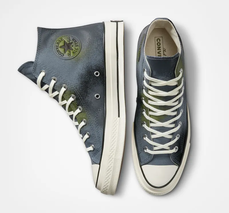 Converse Chuck 70 Spray Paint Lunar Grey/cyber Grey/grassy
