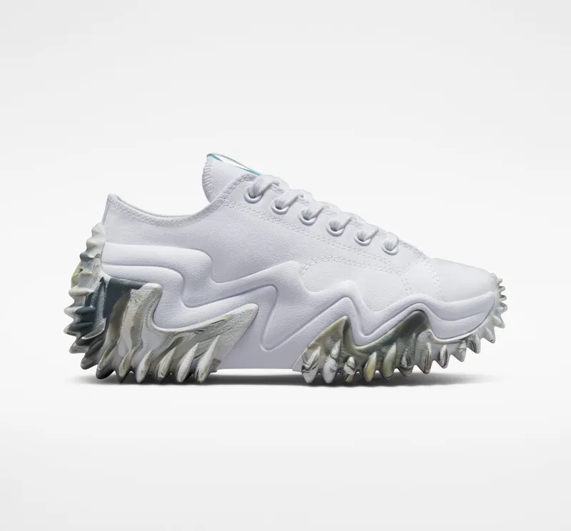 Converse Run Star Motion CX Platform Marbled White/aqua Mist/summit Sage (A03552C)