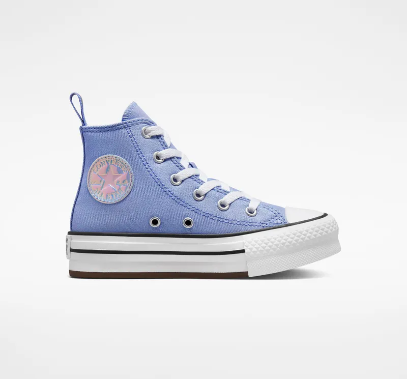 Converse Chuck Taylor All Star EVA Lift Platform Iridescent Ultraviolet/white/black