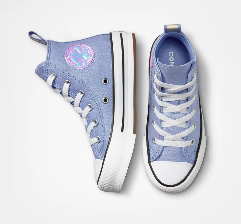 Converse Chuck Taylor All Star EVA Lift Platform Iridescent Ultraviolet/white/black