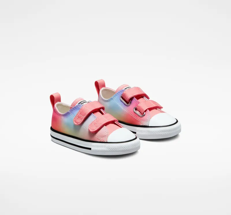 Converse Chuck Taylor All Star Easy-On Rainbow Ombre Lawn Flamingo/egret/white