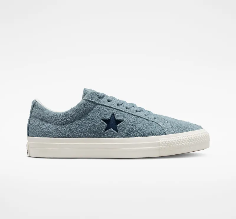 Converse One Star Pro Vintage Suede Tidepool Grey/navy/egret