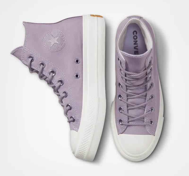 Converse Chuck Taylor All Star Lift Platform Canvas Lucid Lilac/vapor Violet/egret