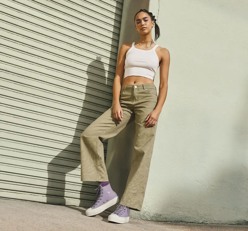 Converse Chuck Taylor All Star Lift Platform Canvas Lucid Lilac/vapor Violet/egret